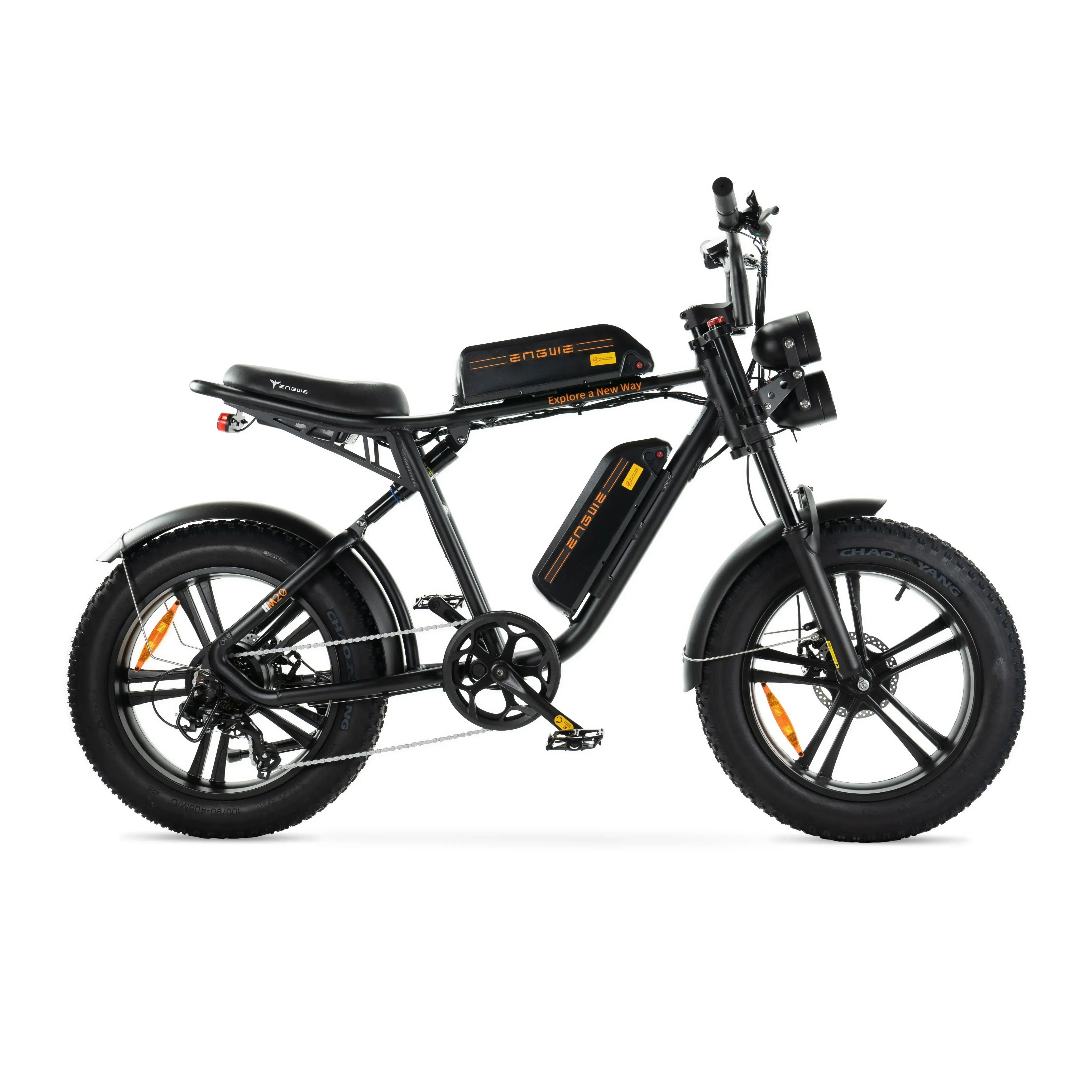 ENGWE M20 - Dvostruka baterija - Crna