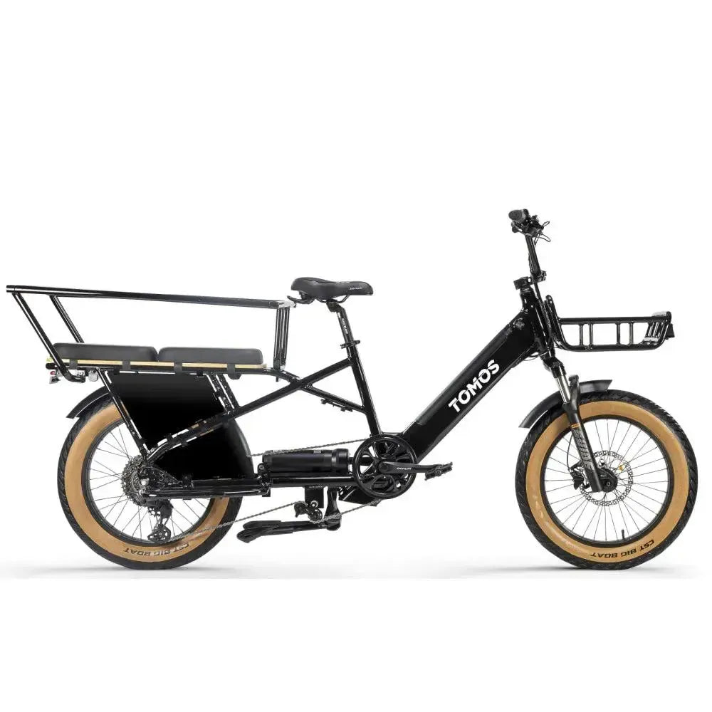 Tomos E-Cargo - Longtail - Crna